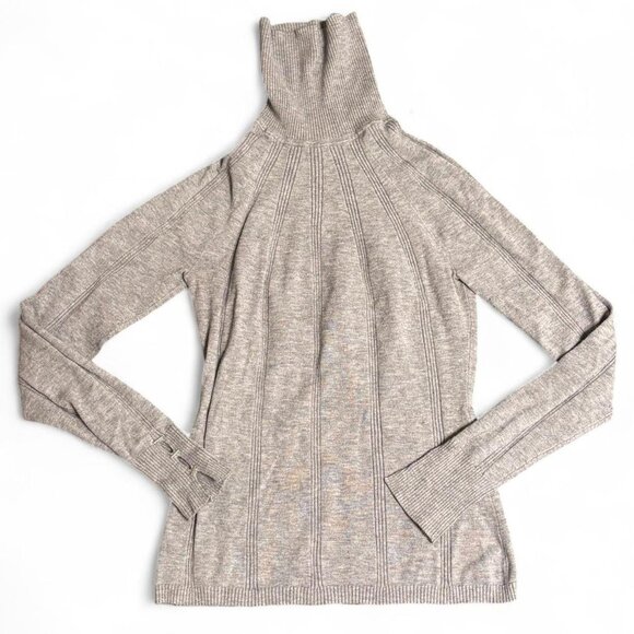 White House Black Market Women's Grey and Brown Jumper - Picture 1 of 2